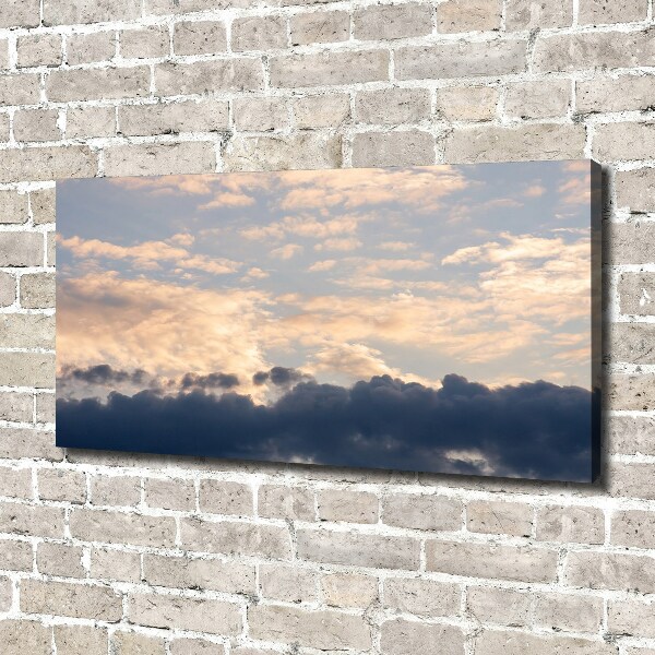 Canvas foto Wolken aan de hemel