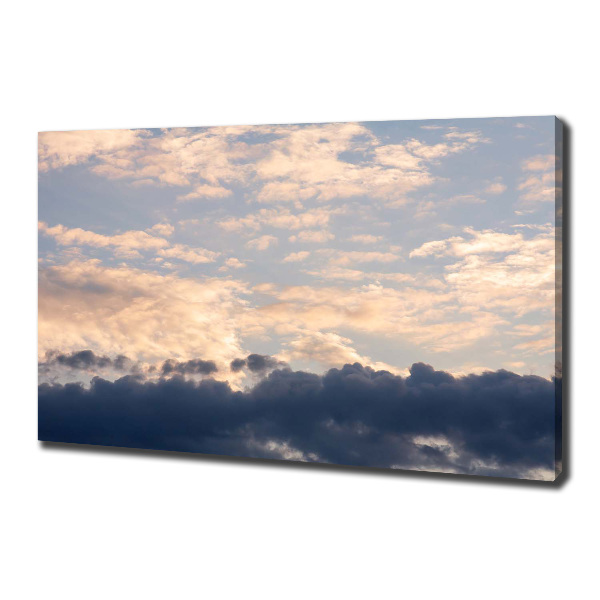 Canvas foto Wolken aan de hemel