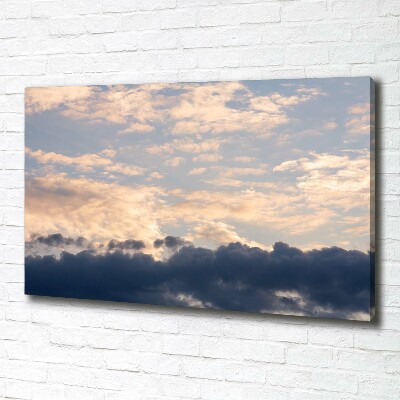 Canvas foto Wolken aan de hemel