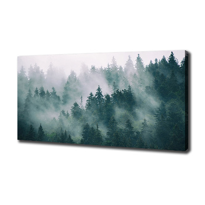 Schilderij op canvas Mist boven het bos