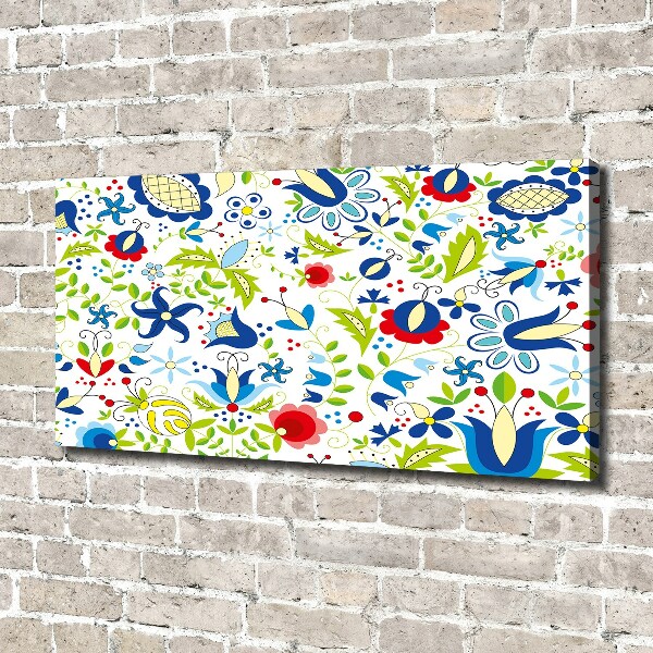 Schilderij op canvas Etnisch patroon