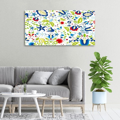 Schilderij op canvas Etnisch patroon