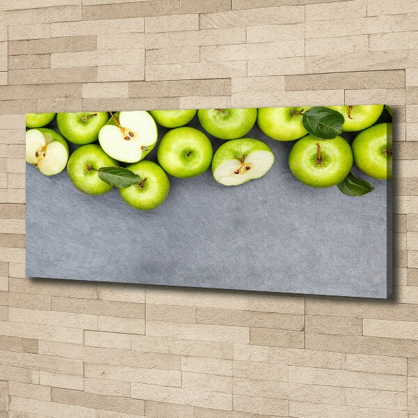 Foto op canvas Groene appels