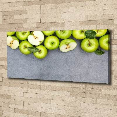 Foto op canvas Groene appels