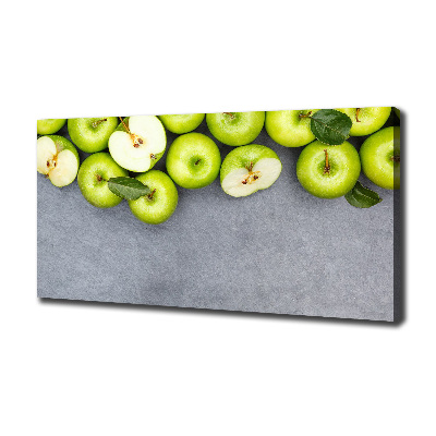 Foto op canvas Groene appels