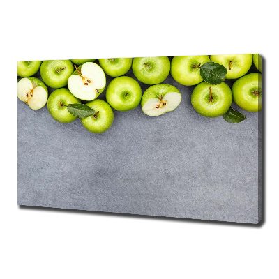 Foto op canvas Groene appels