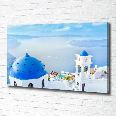 Foto canvas Santorini, Griekenland