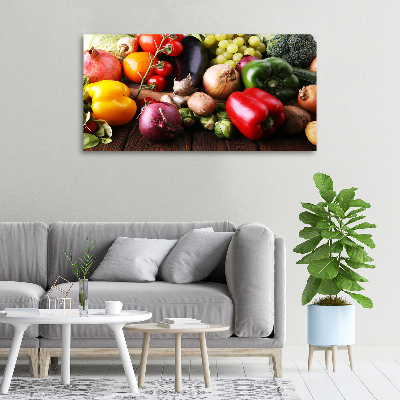 Schilderij op canvas Groenten en fruit