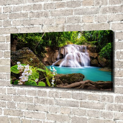 Canvas schilderij Waterval Thailand