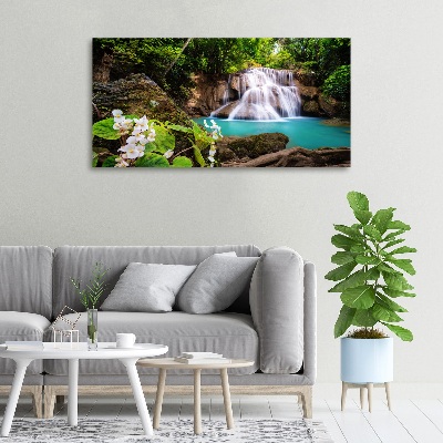 Canvas schilderij Waterval Thailand
