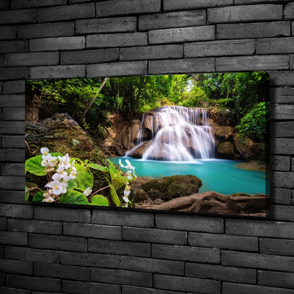 Canvas schilderij Waterval Thailand