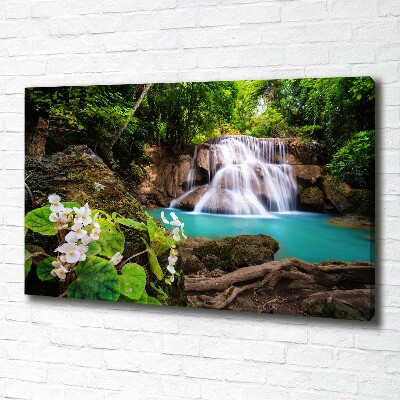 Canvas schilderij Waterval Thailand