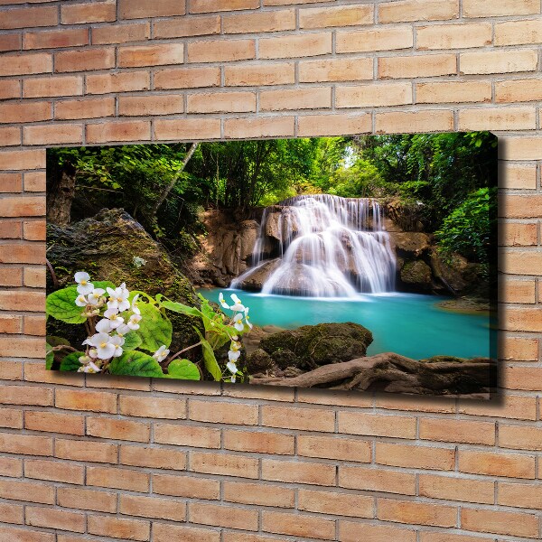 Canvas schilderij Waterval Thailand