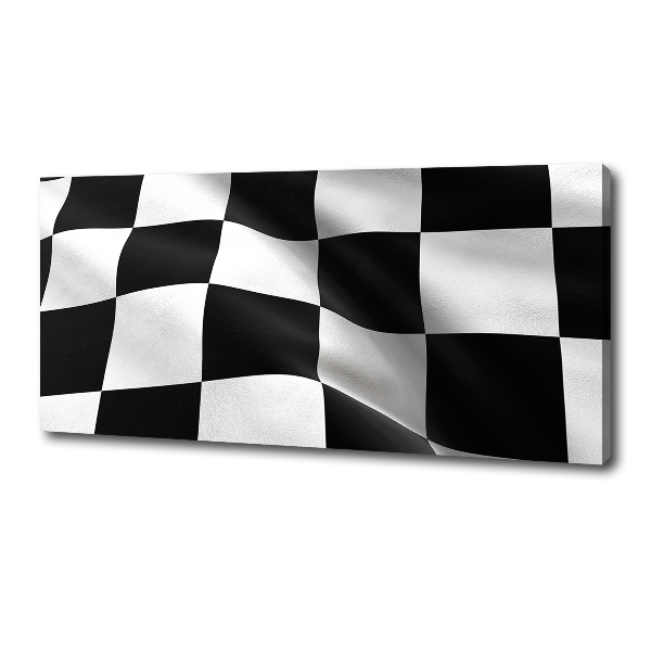 Foto canvas Finishvlag