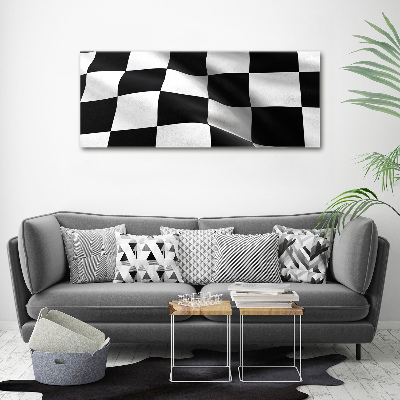 Foto canvas Finishvlag