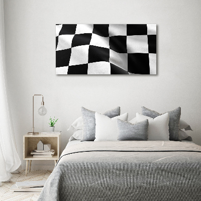 Foto canvas Finishvlag