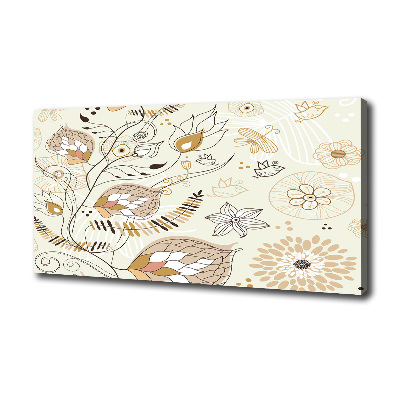 Canvas foto Ornamenten