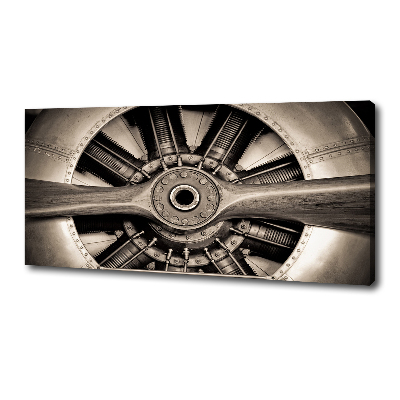 Schilderij op canvas Vliegtuigmotor