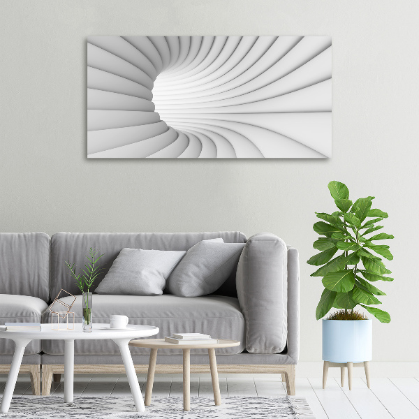 Canvas foto Abstracte tunnel