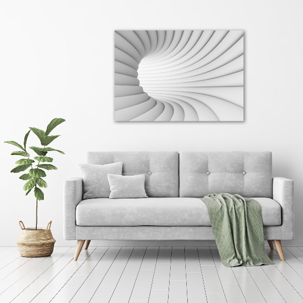 Canvas foto Abstracte tunnel