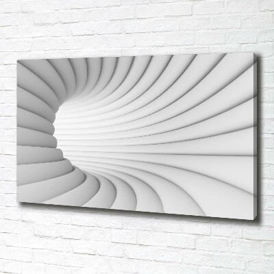 Canvas foto Abstracte tunnel