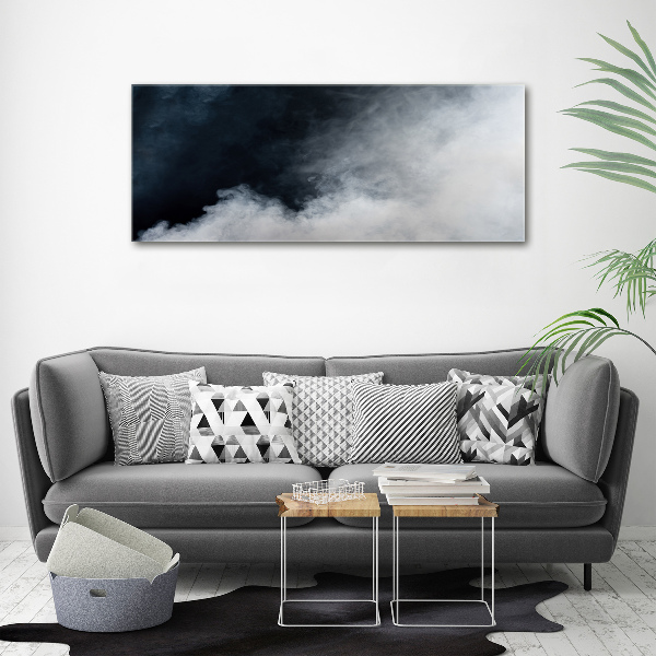 Canvas foto Witte rook