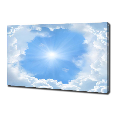 Canvas schilderij Wolken aan de hemel