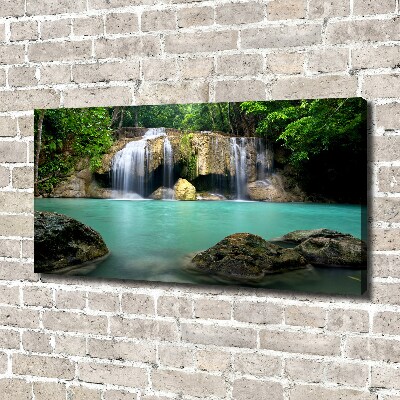 Foto canvas Waterval