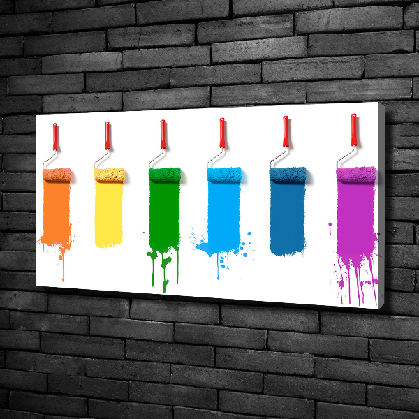 Foto canvas Verfrollers