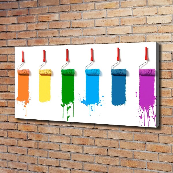 Foto canvas Verfrollers