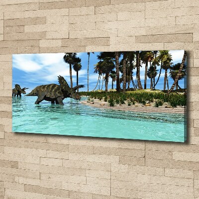 Canvas schilderij Dinosaurussen