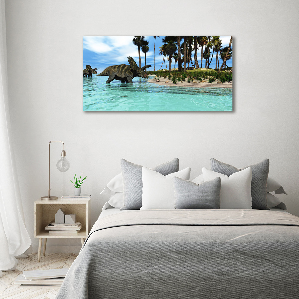 Canvas schilderij Dinosaurussen