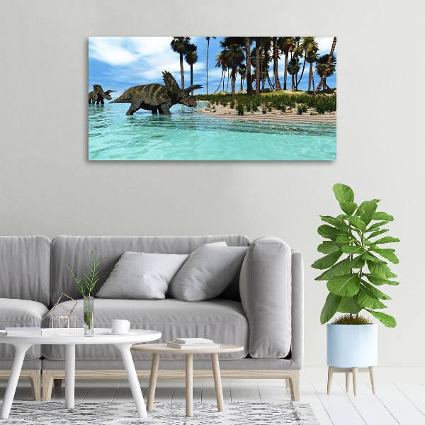 Canvas schilderij Dinosaurussen