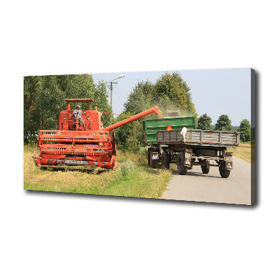 Foto canvas Maaidorser