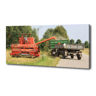 Foto canvas Maaidorser