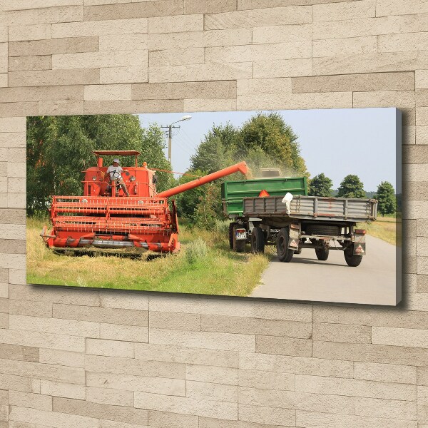 Foto canvas Maaidorser