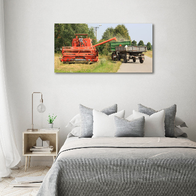 Foto canvas Maaidorser