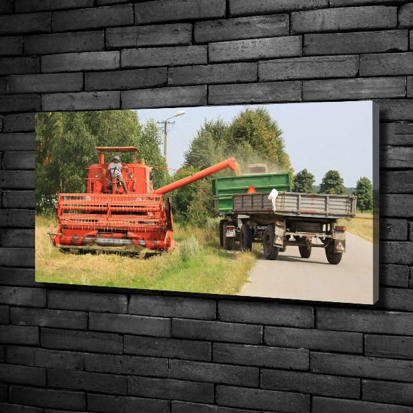 Foto canvas Maaidorser