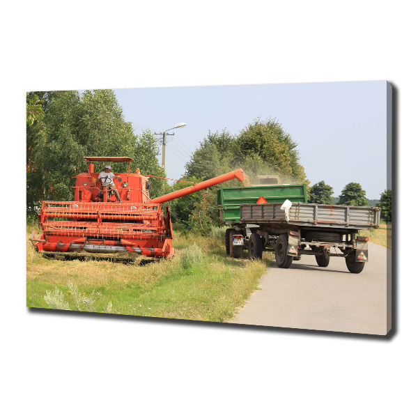 Foto canvas Maaidorser