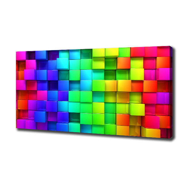 Schilderij op canvas Kleurrijke dozen