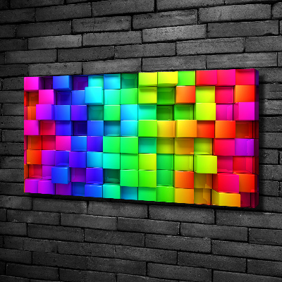 Schilderij op canvas Kleurrijke dozen