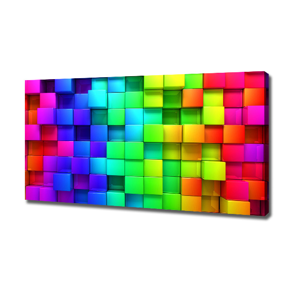 Schilderij op canvas Kleurrijke dozen
