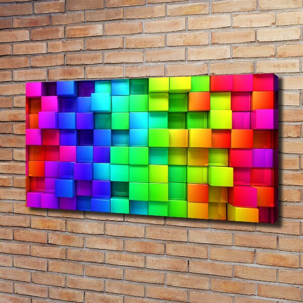 Schilderij op canvas Kleurrijke dozen