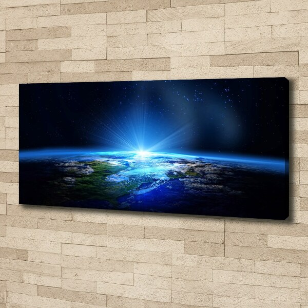 Canvas foto Planeet Aarde