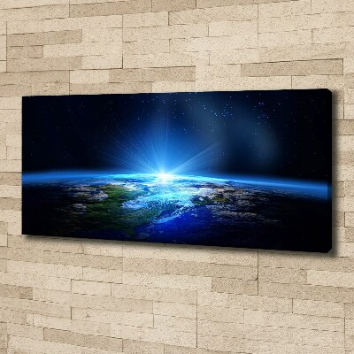 Canvas foto Planeet Aarde