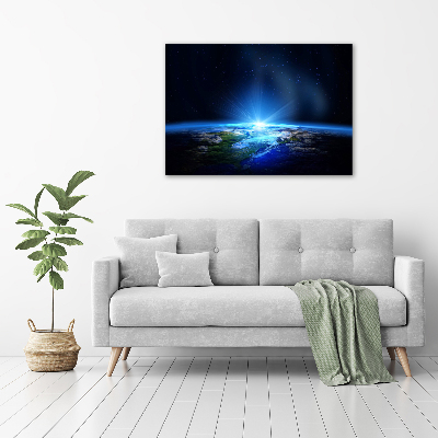 Canvas foto Planeet Aarde