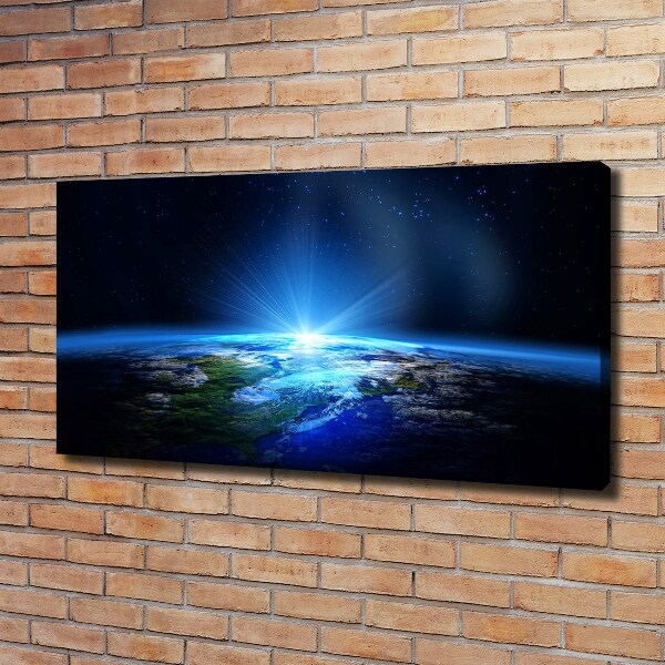 Canvas foto Planeet Aarde