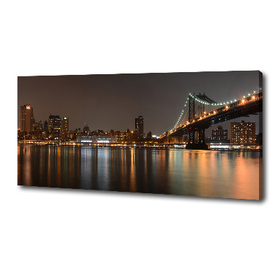 Canvas foto Tussen de bruggen