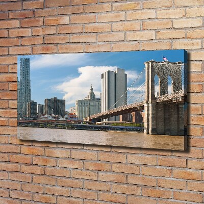 Schilderij op canvas Brooklynbrug