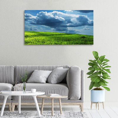 Canvas foto Onweerswolken